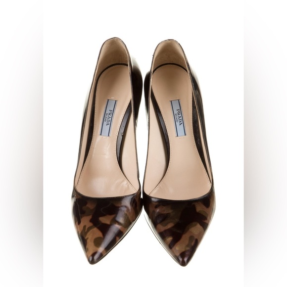 Prada Shoes - Prada Patent Leather Printed Pumps
Size: 9.5 | IT 39.5